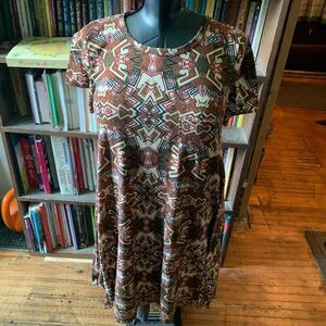 Lularoe southwest high low S Carly swing dress